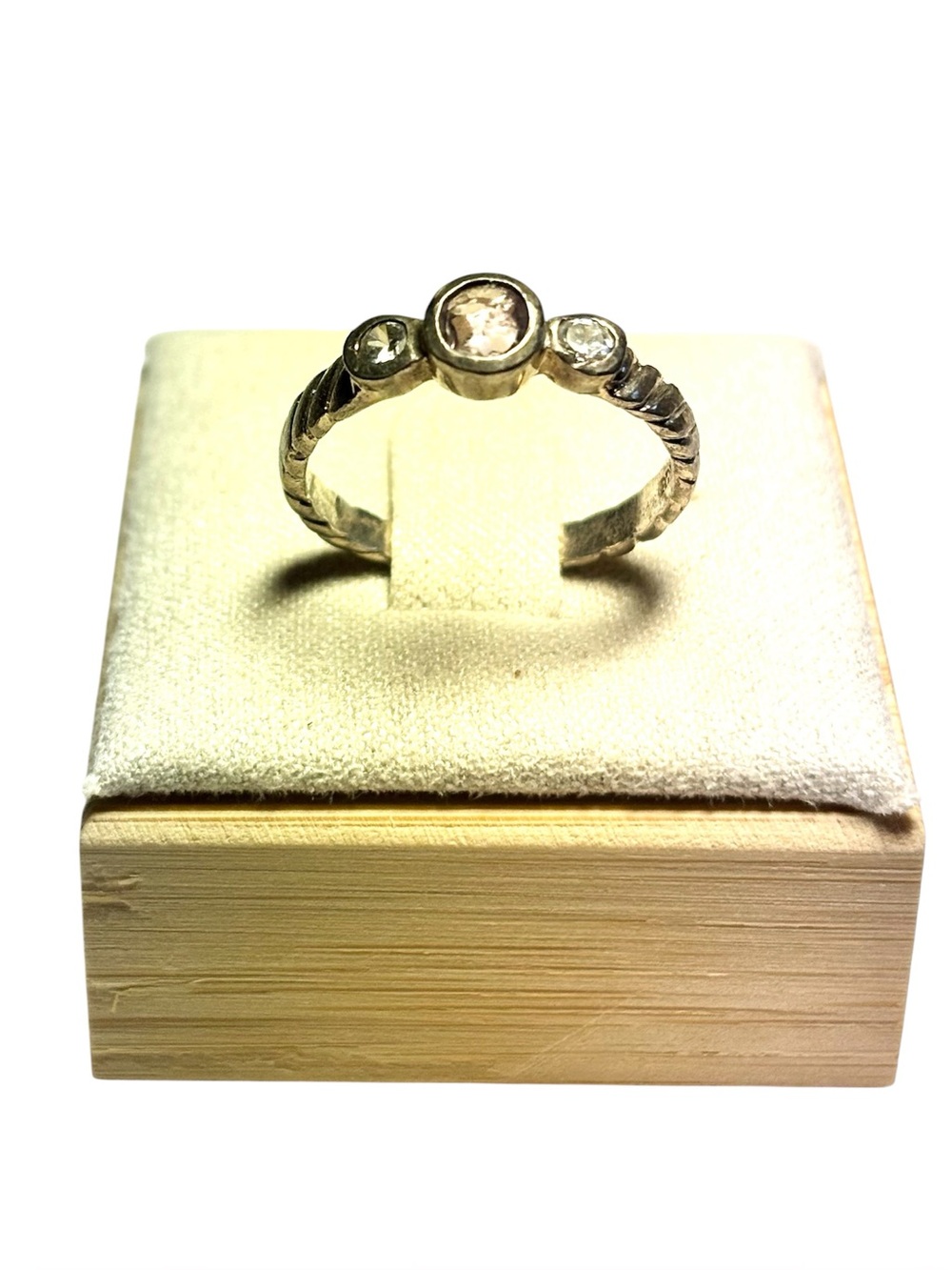 Sterling Silver Gemstone Ring Size6